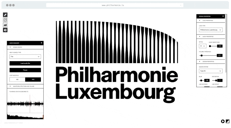 Logo-Generator von der Philharmonie Luxembourg
